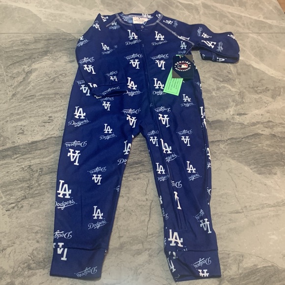 MLB - GENUINE MERCHANDISE - LA Dodgers - Pajamas - Baseball - 2T - Picture 3 of 16
